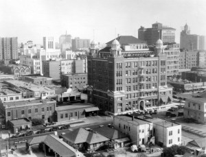 City Hall and South towards the Villa Riviera.