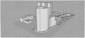 Looking towards Port Building.