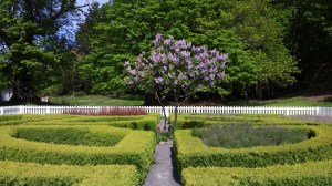 Of course there would have to be an English garden!